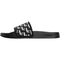 PUMA Puma all-print slippers womens summer new retro flip-flops casual comfortable beach shoes trend 388284