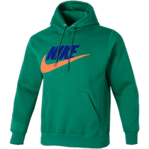 Nike Mens Sweatshirt 2024 Autumn New Plush Warm Hooded Sports Pullover FN3105-365