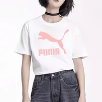 Puma 2019 mùa hè áo mới thể thao giản dị cổ tròn tay ngắn tay áo thoáng khí 579406 - Áo phông thể thao áo ba lỗ nike