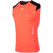 UA Under Armor sports suit mens summer new running vest shorts breathable sleeveless T-shirt training five-point pants