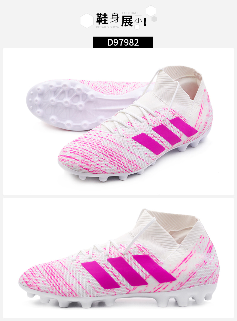 Giày nam Adidas Adidas 19 mùa hè giày thể thao mới NEMEZIZ 18.3 AG giày mũi nhọn - Giày bóng đá giày đá bóng giá tốt