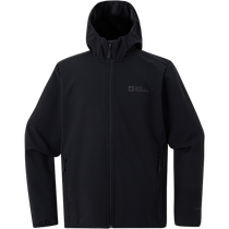 Wolf Claw Hooded Jacket Mens Autumn New Black Outdoor Sportswear Windproof Soft Shell Jacket Cardigan 5032071