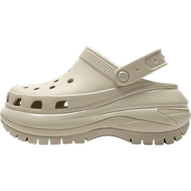 Crocs Crocs Light Wheel Crocs Womens Shoes 2024 Summer Bone White Beach Shoes Casual Slippers 207988