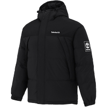 Timberland Down Jacket Mens 2024 Spring New Sportswear Outdoor Cotton Clothes Black Coldproof Jacket A24EG