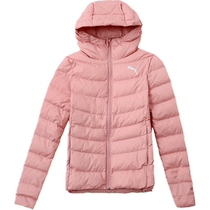 PUMA Thin Down Jacket Womens New Warm Windproof Cotton Feather Jacket Hooded Sportswear Jacket 580928