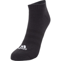 阿迪达斯黑色短袜男袜女袜夏季新款跑步袜子透气运动袜短帮休闲袜