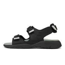 添柏岚官网男鞋夏季新款黑色魔术贴运动凉鞋男士户外休闲沙滩鞋