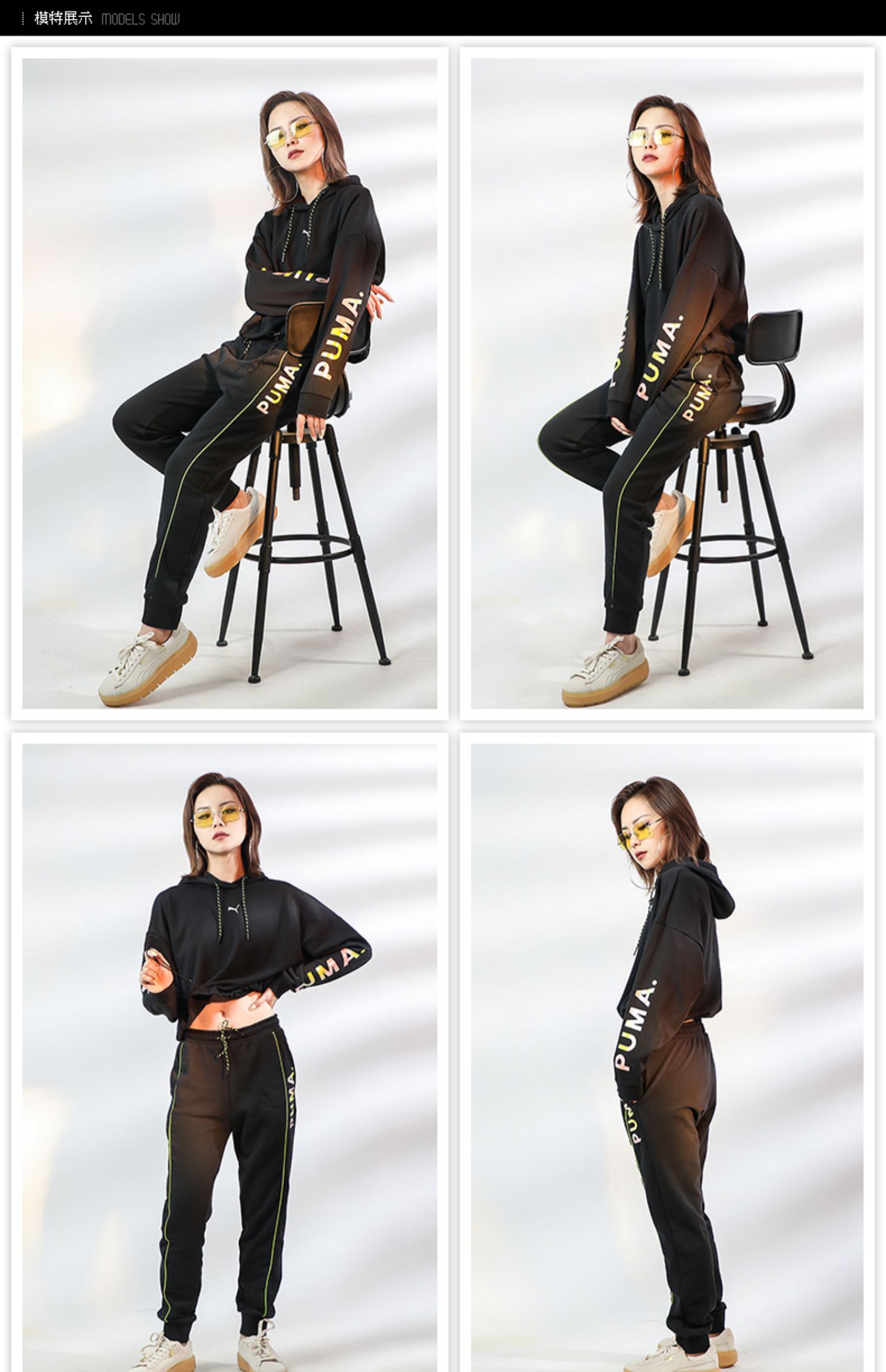 PUMA 彪马 2019 mùa thu mới thể thao áo len trùm đầu áo len 595935 - Thể thao lông cừu / jumper hoodie đôi