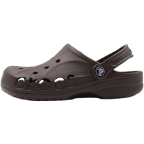 Crocs flagship store womens shoes Crocs toe-cap slippers womens outer sandals mens shoes outdoor beach shoes