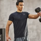 Быстросохнущая летняя футболка подходит для мужчин и женщин, спортивный костюм для спортзала, короткий рукав, для бега