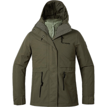Colombian Army Green Jacket Womens 24 Spring New Sportswear Warm Windproof Jacket WR2182
