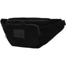 PUMA Puma Black Waist Bag Female New Lamb Fleet Casual Bag Light Slipper Bag Vintage Single Shoulder Bag 079162