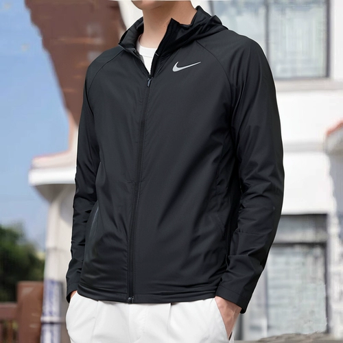 Nike, весенний ветрозащитный спортивный плащ, куртка, для бега