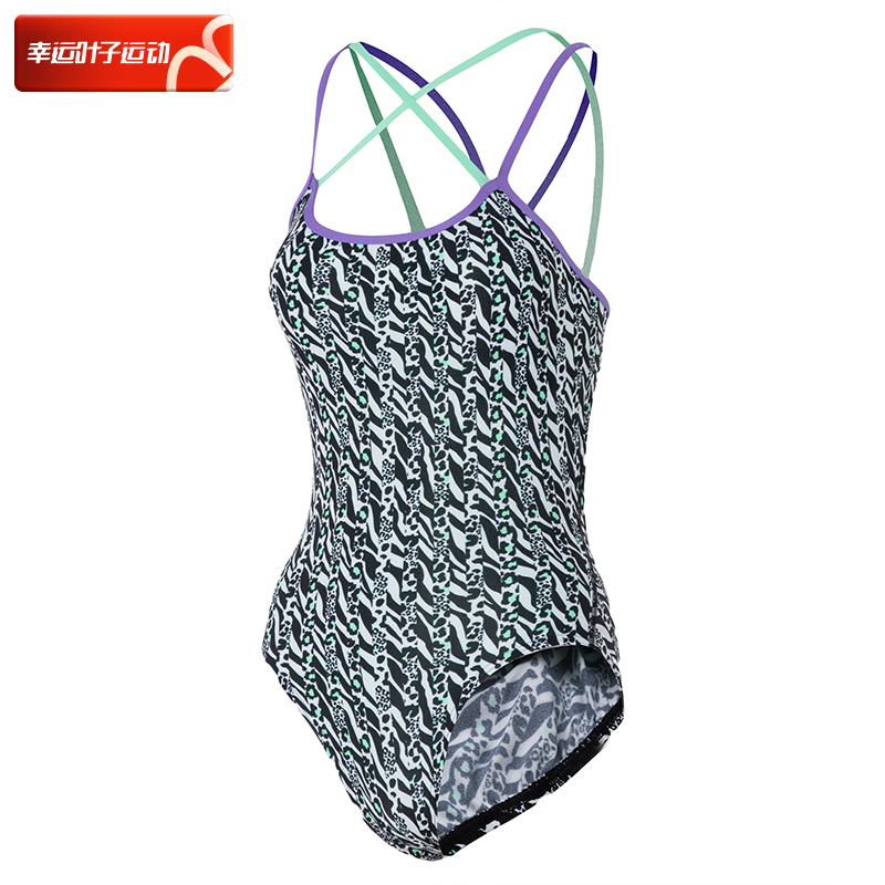 Speedo Speed Ratio Tao Cross Shoulder Strap Triangle One-piece Swimsuit Woman New Spa Holiday Swimming Sport Swimsuit-Taobao