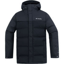 Columbia Down Jacket Mens Spring Warm Hooded Sportswear Outdoor Windproof Cotton Feather Jacket WE8972