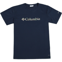 Columbia running T-shirt mens summer new mens casual sportswear quick-drying short-sleeved five-quarter-sleeved training wear