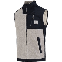 UA Under Armor official website stand collar vest mens new loose casual sportswear mens training vest mens jacket