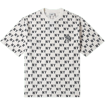 MLB round neck short-sleeved mens and womens 2024 summer new retro old flower running sportswear tops half-sleeved T-shirt