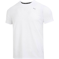 PUMA Mens Sports Suit 2024 Summer New Round Neck Short Sleeve Running T-Shirt Loose Breathable Shorts