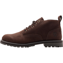 Timberland mens shoes 2024 new sports shoes retro brown leather short boots mid-top boots outdoor lightweight casual shoes