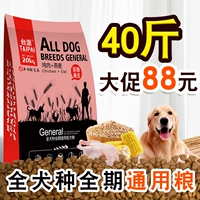 Thức ăn cho chó Đài Loan 20kg40 kg thức ăn cho chó phổ thông Labrador Chó con trưởng thành - Chó Staples thức ăn chó royal canin