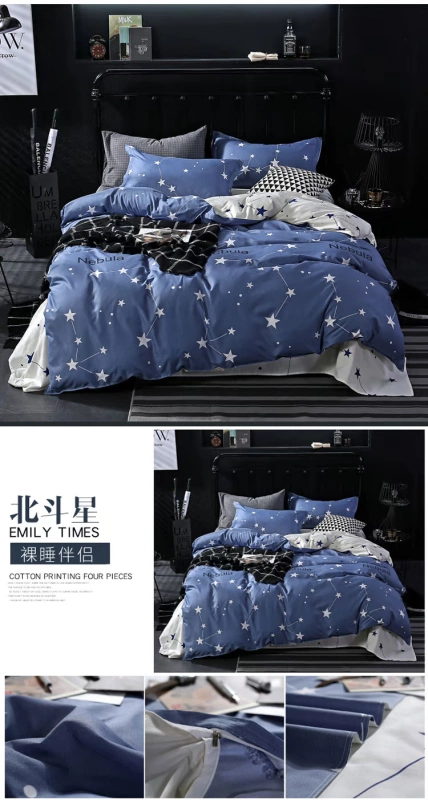 Chăn bông đơn 100% cotton nam 200x230 quilt nữ 1,8m ký túc xá sinh viên đơn 1,5 m mùa đông