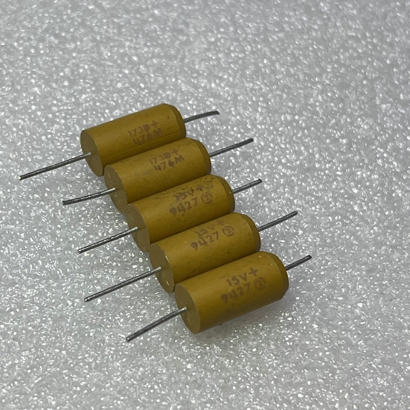 SPRAGUE思碧15v 47UF 476M 15v 20% 173D电木轴向钽电解电容器