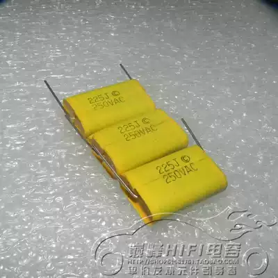 Taiwan CAMEL 250v2 2uf 225J MKP polypropylene crossover axial Metallized Polyester Film Capacitor