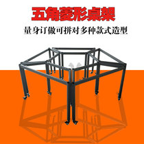 Student combination desk rack office training table leg bracket table leg long wool dress my bread net tube