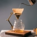 Hỗ trợ đáy bằng gỗ đặt nồi cà phê làm bằng tay, giá đựng ly nhỏ giọt thủy tinh, dụng cụ gia đình, điều chỉnh chiều cao miễn phí - Cà phê