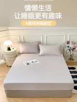 Class A waffle jacquard fitted sheet single piece summer Simmons mattress dustproof protective cover three-piece set 2024 new style 3