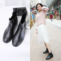 Giày đi mưa thời trang Hàn Quốc giày nữ ngắn ủng đi mưa Giày chống trượt giày chống nước mưa bán bọc giày đi mưa