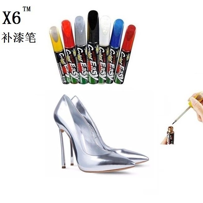 55 gold silver white black red leather shoes sandals sneakers paint repair car scratch paint pen complementary color pen