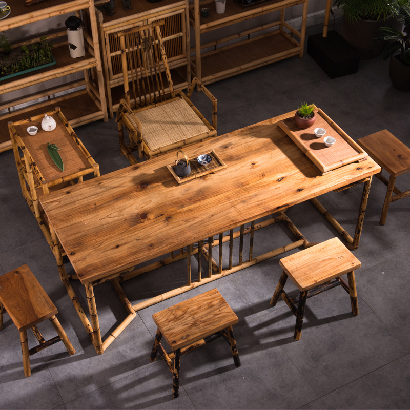 Usd 26 71 Original Wood Antique Tea Table And Chair Usd 26 71 Original Wood Antique Tea Table And Chair