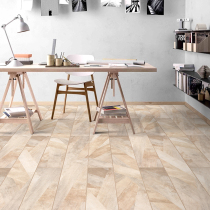 Home parquet wood floor personality retro environmental protection wear-resistant European American Nordic clothing store laminate floor
