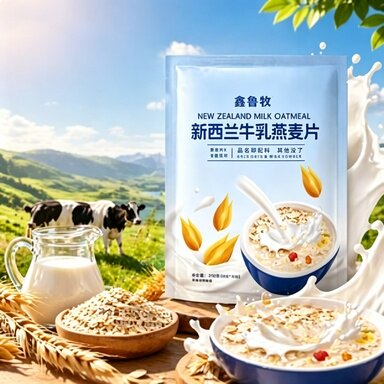 新西兰牛乳燕麦片独立包装