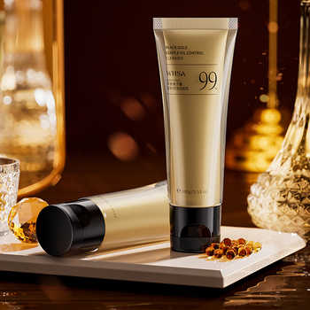 黑金鱼子酱温和控油洁面乳紧致肌肤淡纹改善干燥舒缓男官方女正品实付49.9元到手包邮