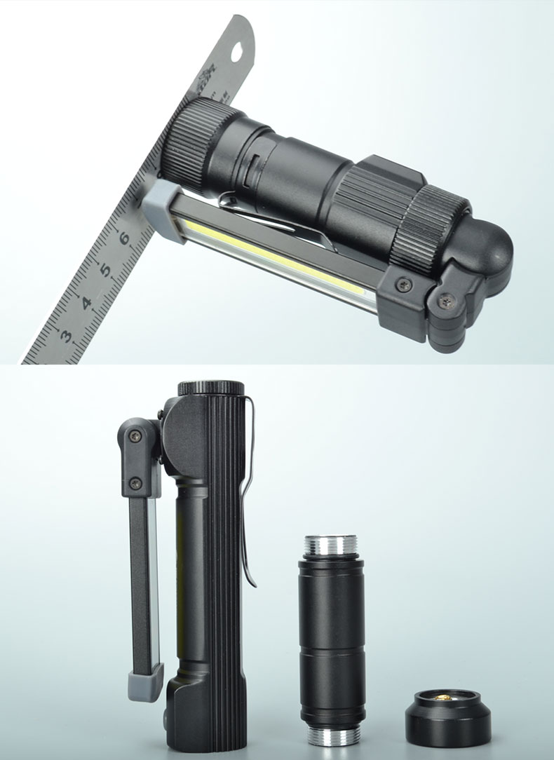 Đèn LED ngoài trời phổ biến sửa chữa đèn pin chói với đèn chiếu sáng bên nam châm sửa chữa xe nhà chiếu sáng khẩn cấp đèn pin t6