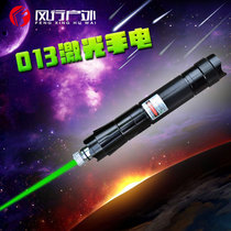 Windshield Outdoor 013 Green Light Laser Flashlight Laser Teaching Whip Full of Star Sand Tray Building Laser Finger