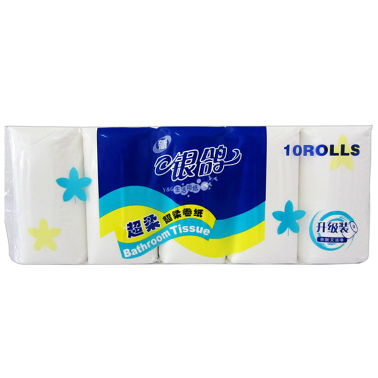 Silver pigeon toilet paper ultra soft raw wood pulp without core paper 1400 grams 10 volumes of mention Jiang Zhejiang Province 5 ty 