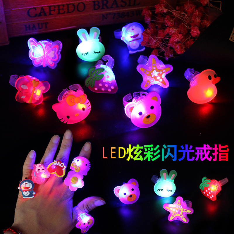 Luminous Ring 50 Loaded Ground Showlight Bright Light Toys New 2021 Nets Red Earth Pushback Small Gifts