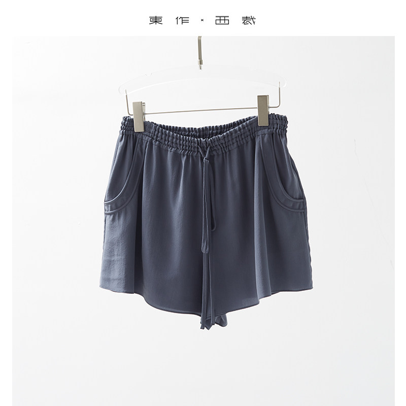Silk Mulberry Silk Shorts Outer Wear Inner Pants Sweatpants Comfortable Skin-Friendly Hot Pants