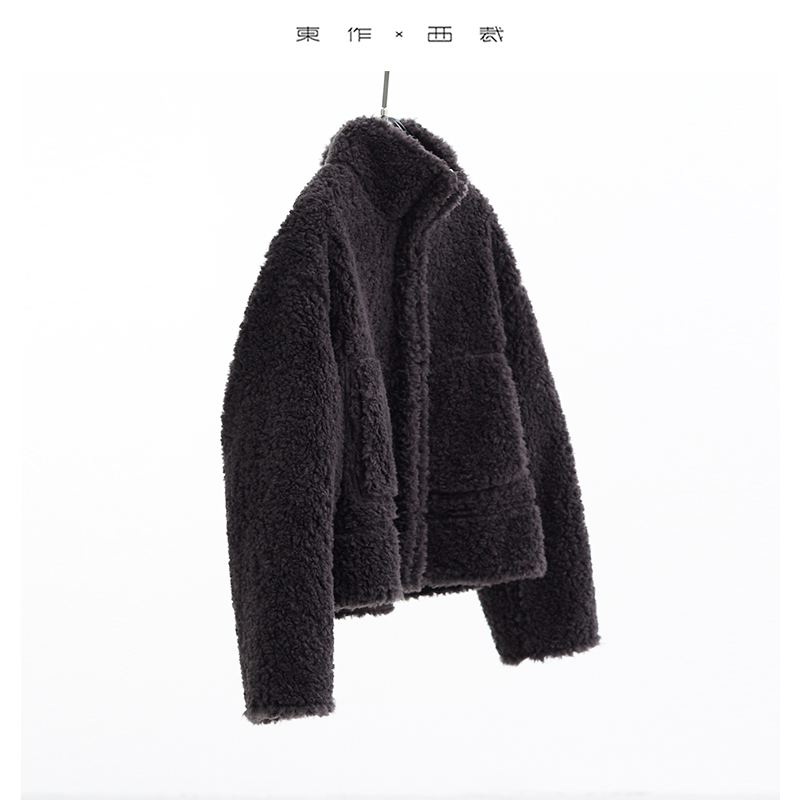 Good stock not necessarily able to be bought ~ autumn winter new lamb wool jacket female sloth blouses-Taobao