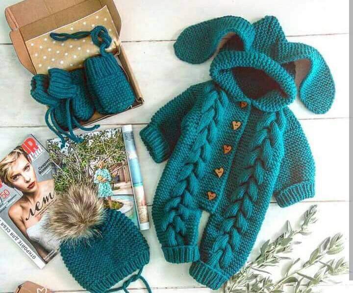 Twist Knit Onesie DIY Handmade Cute Bunny Baby Sweater Material Kit Cotton Yarn Non-Finished Product with Tutorial Twist Knit Onesie DIY Handmade Cute Bunny Baby Sweater Material Kit Cotton Yarn Non-Finished Product with Tutorial