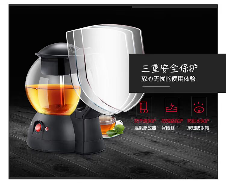 ấm đun siêu tốc lock&lock Donlim / Dongling XB-6991 Bình trà tự động Ấm đun nước điện Trà đen Puer Kính cách nhiệt Ấm trà đen - ấm đun nước điện ấm đun nước điện