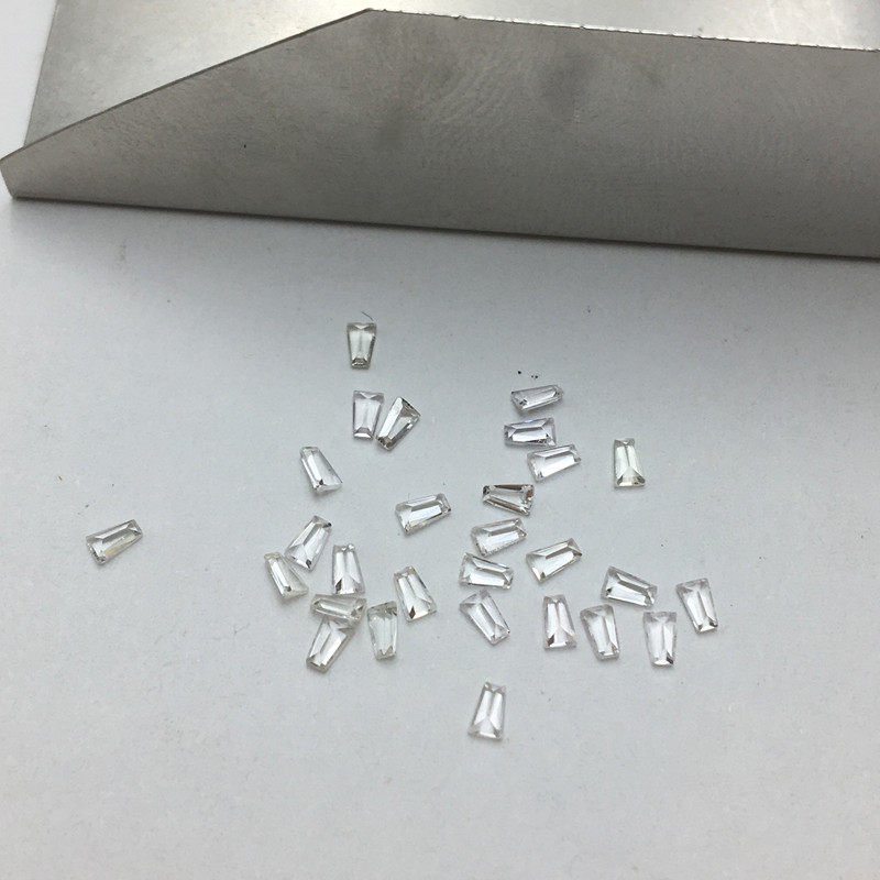 天然白色蓝宝石，小尺寸T形梯方小配石，闪亮你的每一天 -珠宝奇石-淘宝好物网