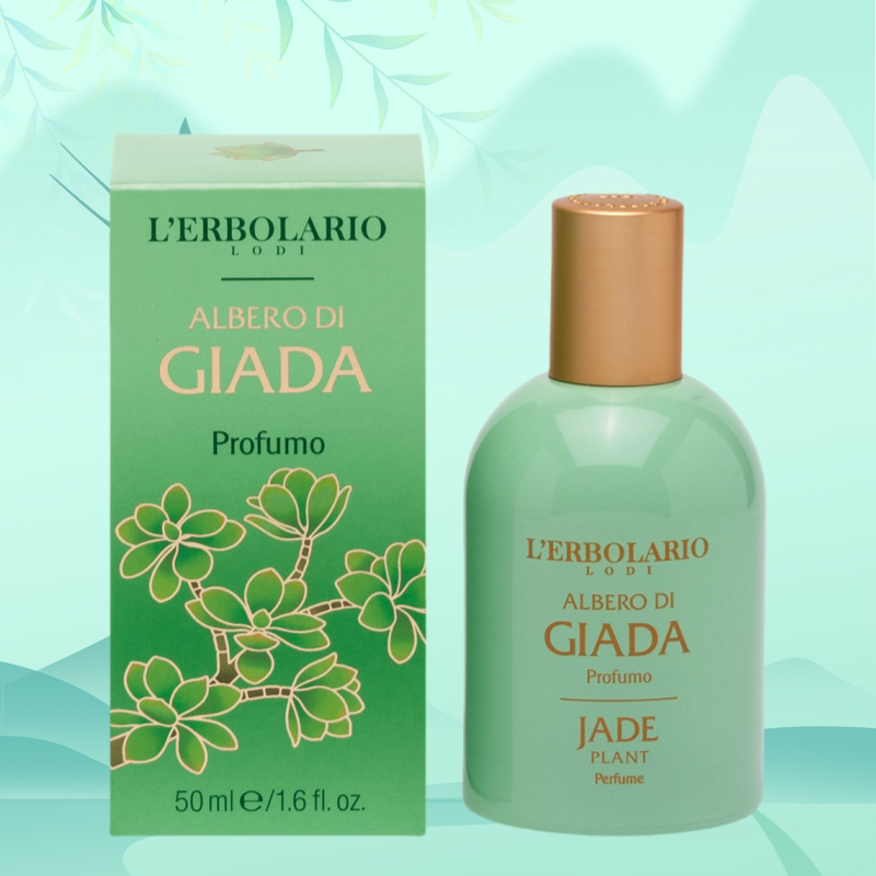 Italian Profumo Albero Di Giada Emerald Wood Perfume Citrus Floral Amber Tone