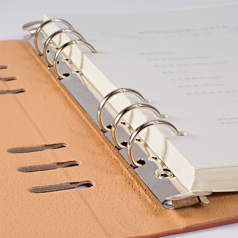 Business Loose-leaf Notebook Stationery Benson Thickening b5a4a5 Six holes notepad can be replaced with replacement Custom logo