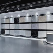 Tile Exhibition Double Page Rotation Display Frame Ceramic Floor Exhibition Frame 600*800