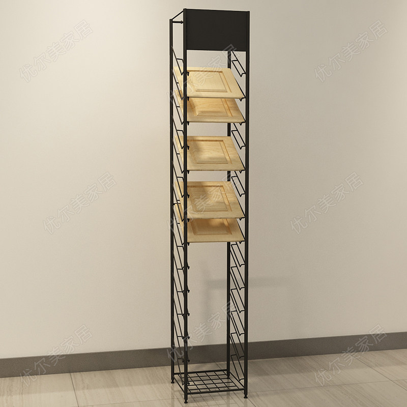 Ceramic Display Rack Tile Integrated Ceiling Rack Display Rack Aluminum Buckle Wall Cabinet Cabinet Door Top Rack Disassembly and Assembly